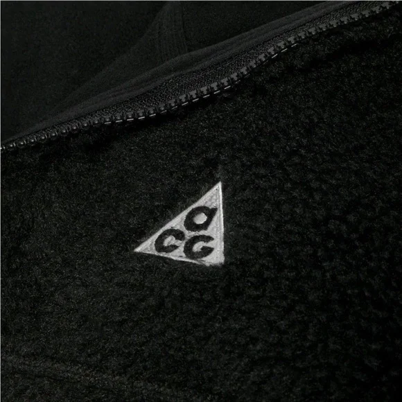 Nike ACG Canwell Glacier Therma-FIT ADV Black Fleece Jacket Size Medium NWT